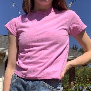 Brandy Melville, Amy Top, Bubblegum Pink, fits a small